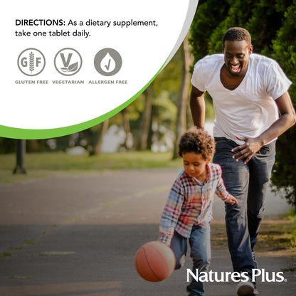 Natures Plus Choline & Inositol 500 mg - 60 Vegetarian Tablets | Nervous System & Liver Support
