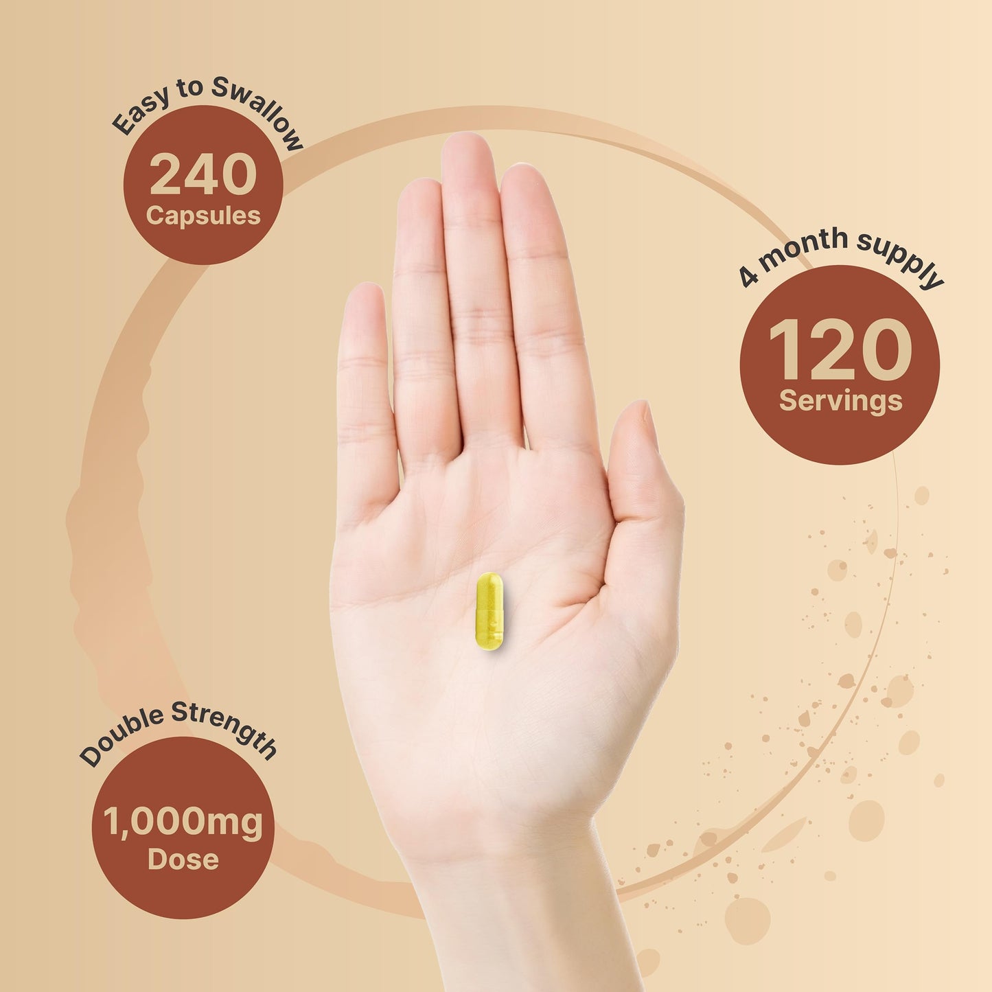 NatureBell Quercetin 1000mg per Serving – 240 Capsules | Immune Support