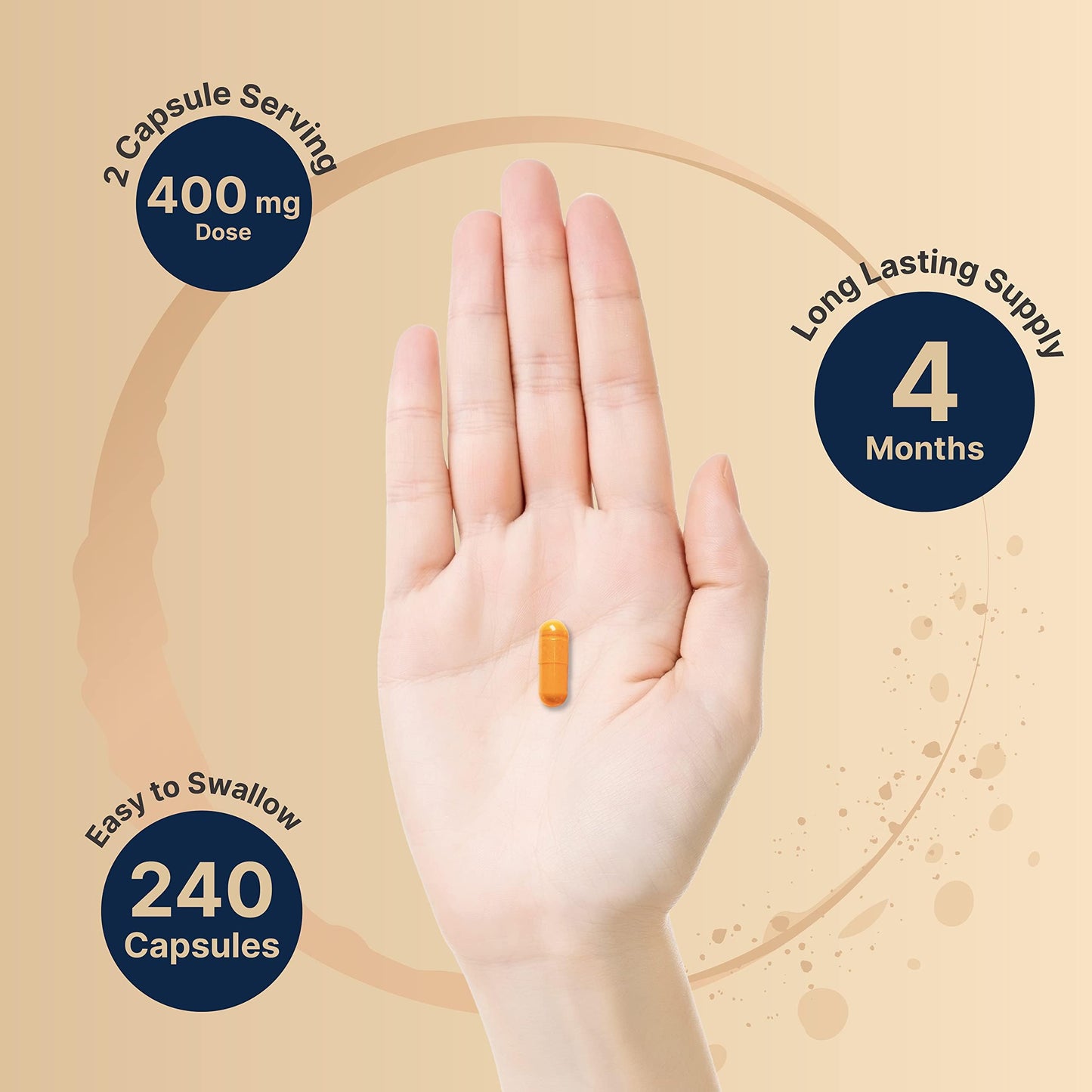 NatureBell Vitamin B2 Riboflavin 400mg - 240 Capsules | Essential Daily B Vitamin, Non-GMO, Gluten Free