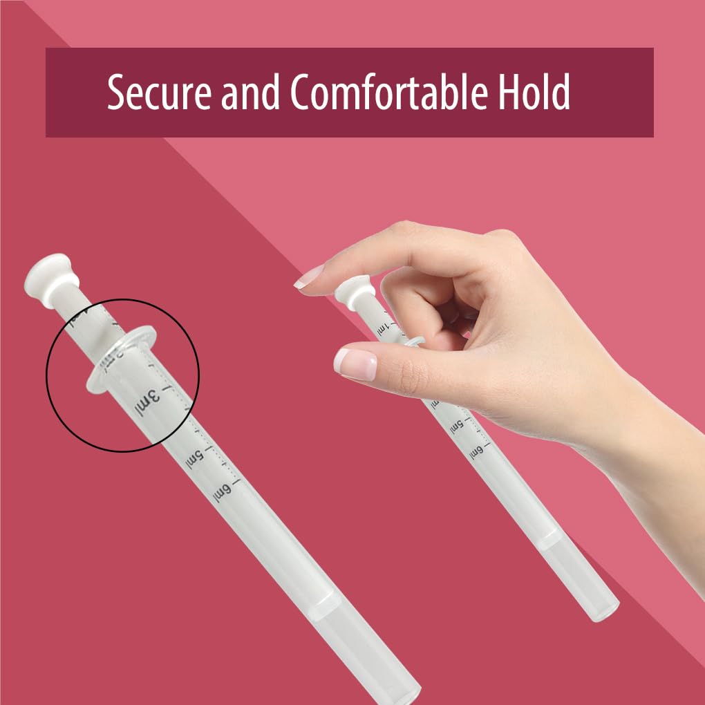 Natureland Disposable Plastic Vaginal Applicator for Gel or Cream – Dual Dosage Markings (Regular, 20) | 1 Count