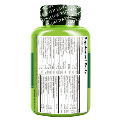 NATURELO One Daily Multivitamin for Women – 60 Ct, Energy Support, Non-GMO, Gluten Free