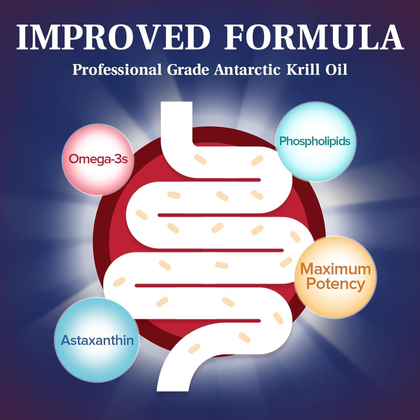NatureMyst Krill Oil 1000mg – Omega-3s, DHA & EPA, Astaxanthin