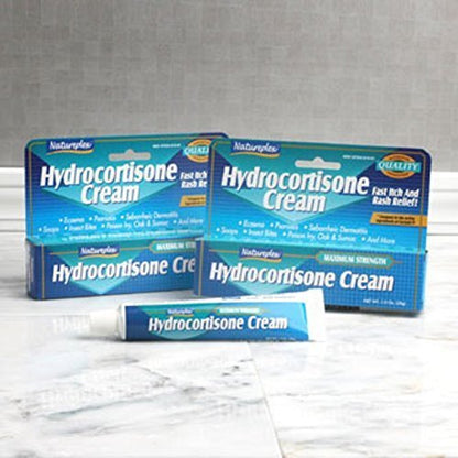 Natureplex Hydrocortisone 1% Cream 1.0 Oz (Pack of 4) – Maximum Strength Anti-Itch Relief, Made in USA