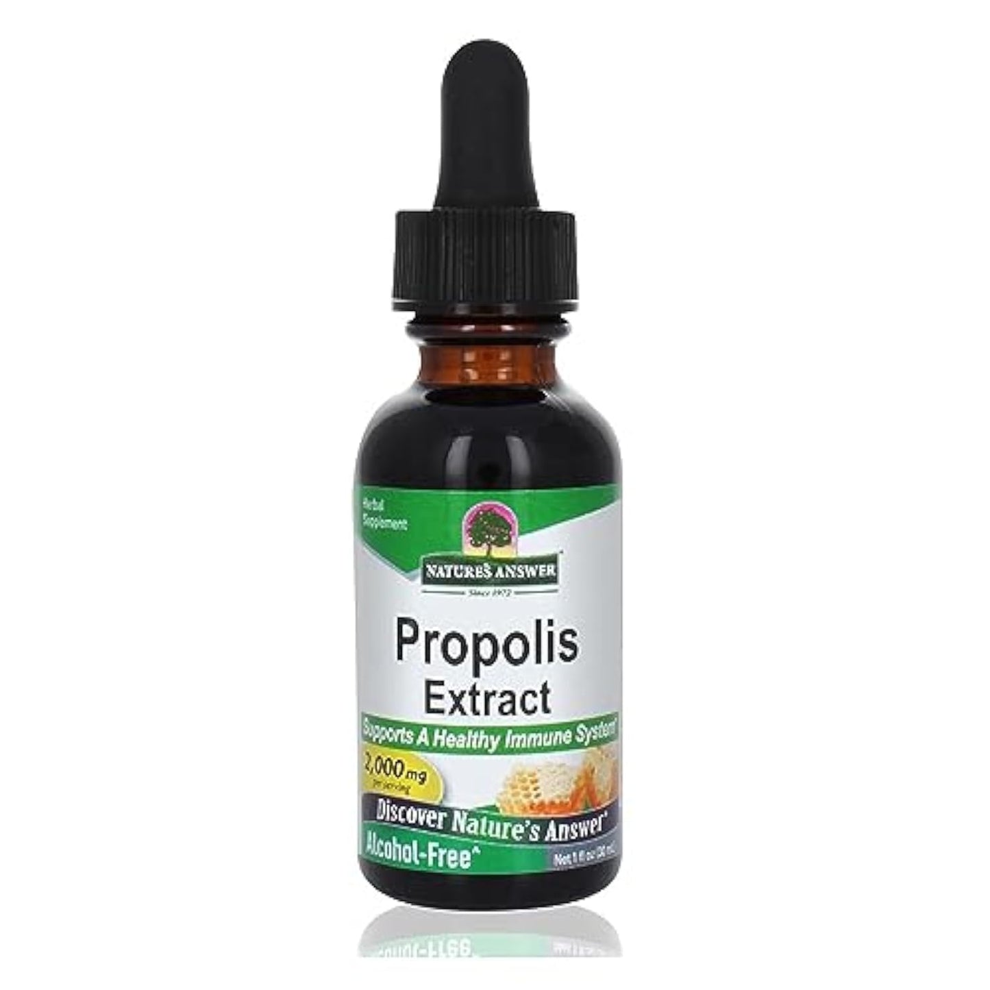 Nature's Answer Propolis Resin Extract - 1oz Liquid Immune Support (Vegan, Alcohol-Free, Gluten-Free)