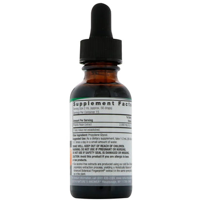 Nature's Answer Propolis Resin Extract - 1oz Liquid Immune Support (Vegan, Alcohol-Free, Gluten-Free)