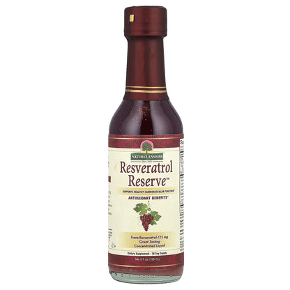 Nature's Answer Alcohol-Free Resveratrol Reserve 5oz Concentrated Liquid | Immune Support & Antioxidants | Single Count
