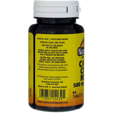 Nature's Blend Calcium Citrate Malate 500 mg - 60 Tabs (Unflavored)
