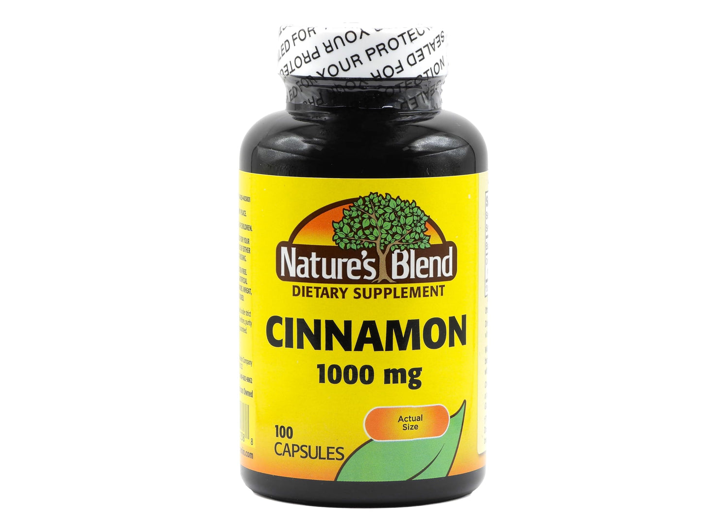 Nature's Blend Cinnamon 1,000 mg 100 Caps | Support Healthy Blood Sugar