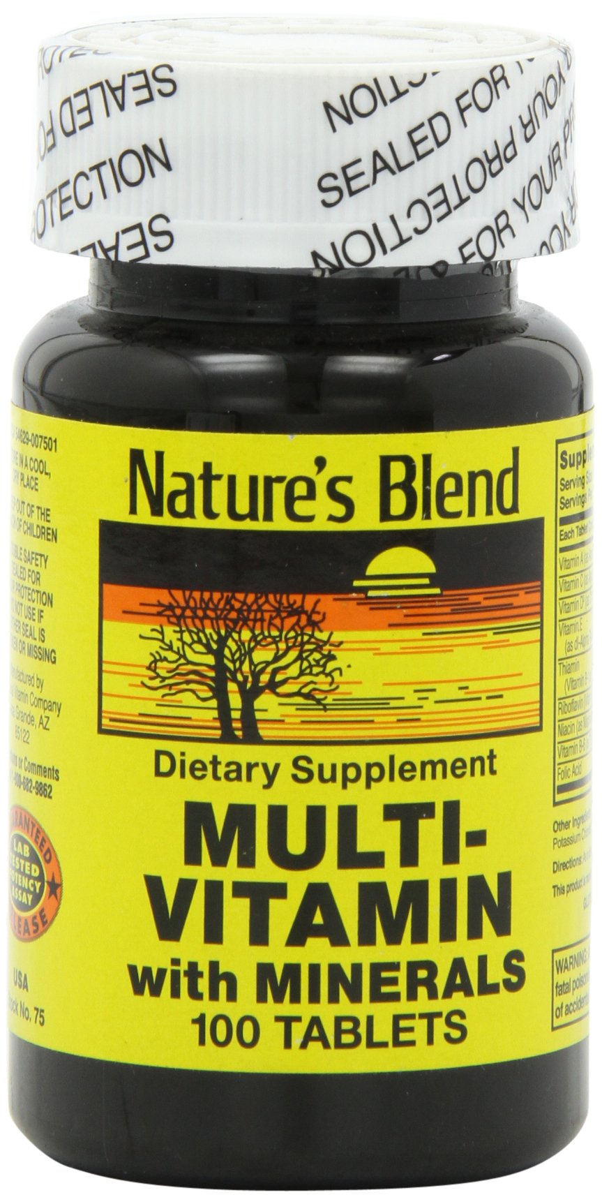 Nature's Blend NAT B Multivitamin & Min TB – 100 Count (Assorted)
