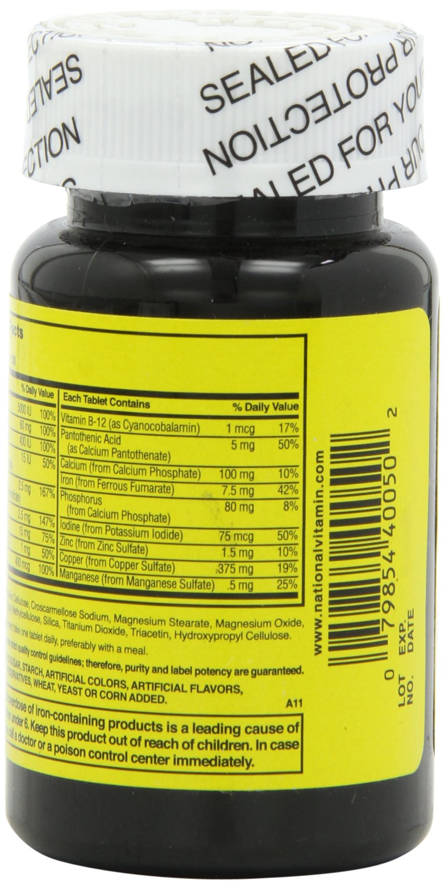Nature's Blend NAT B Multivitamin & Min TB – 100 Count (Assorted)