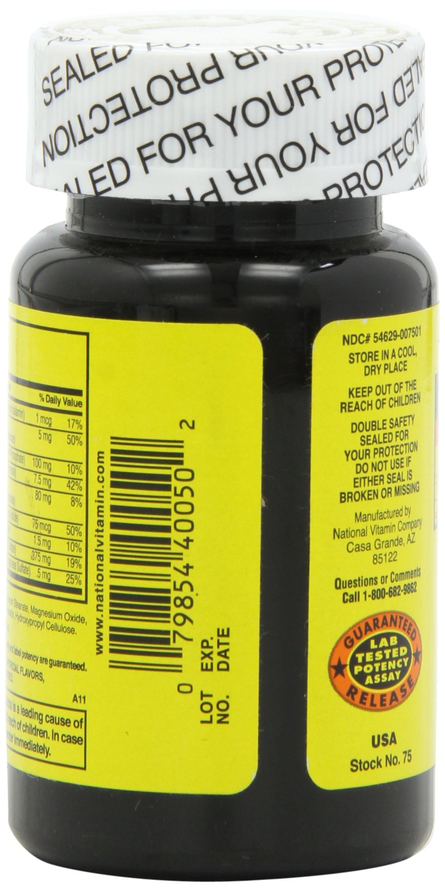 Nature's Blend NAT B Multivitamin & Min TB – 100 Count (Assorted)