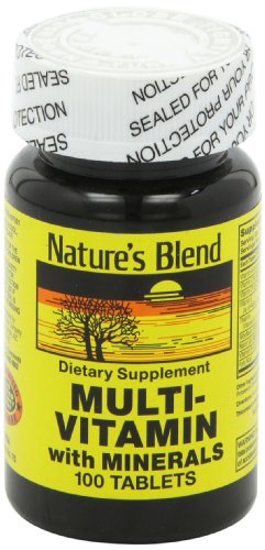 Nature's Blend NAT B Multivitamin & Min TB – 100 Count (Assorted)