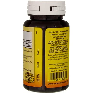 Nature's Blend Niacin Timed Release 250 mg – 100 Tabs | Gluten Free