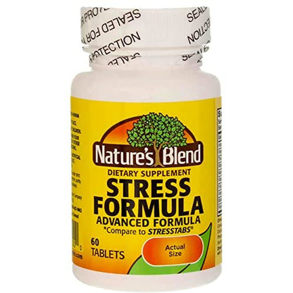 Nature's Blend Stress Formula Vitamins – 60 Tabs, 079854201000 | Nutritional Supplement