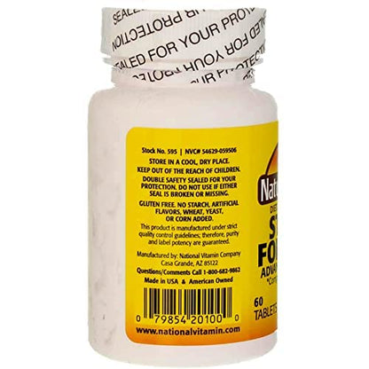 Nature's Blend Stress Formula Vitamins – 60 Tabs, 079854201000 | Nutritional Supplement
