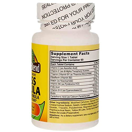Nature's Blend Stress Formula Vitamins – 60 Tabs, 079854201000 | Nutritional Supplement