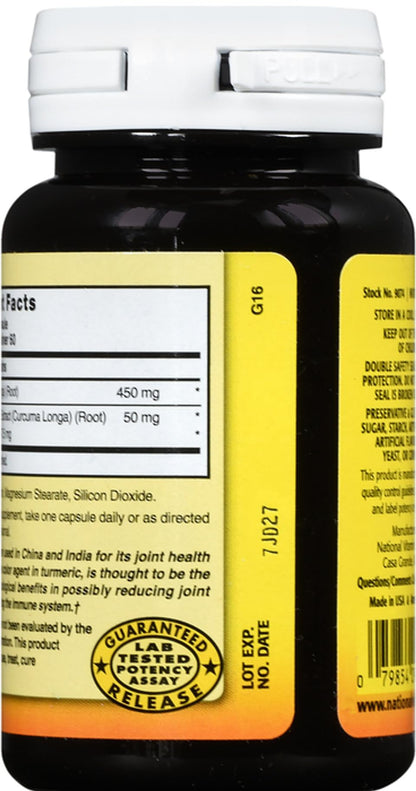 Nature's Blend Turmeric 500mg - 60 Capsules (Pack of 2) | Gluten-Free