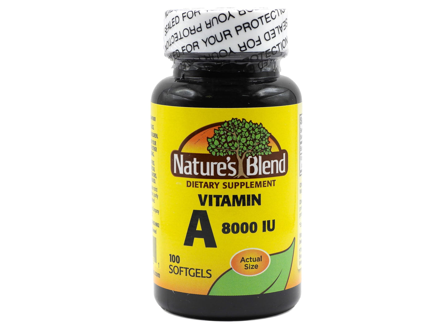 Nature's Blend Vitamin A 8000 IU - 100 Softgels | Eye Health & Immune Support
