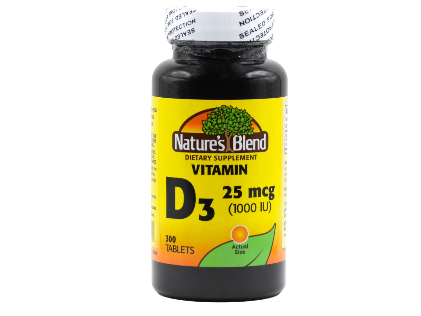 Nature's Blend Vitamin D3 1000 IU – 300 Tablets | Vitamin D3 Supplement