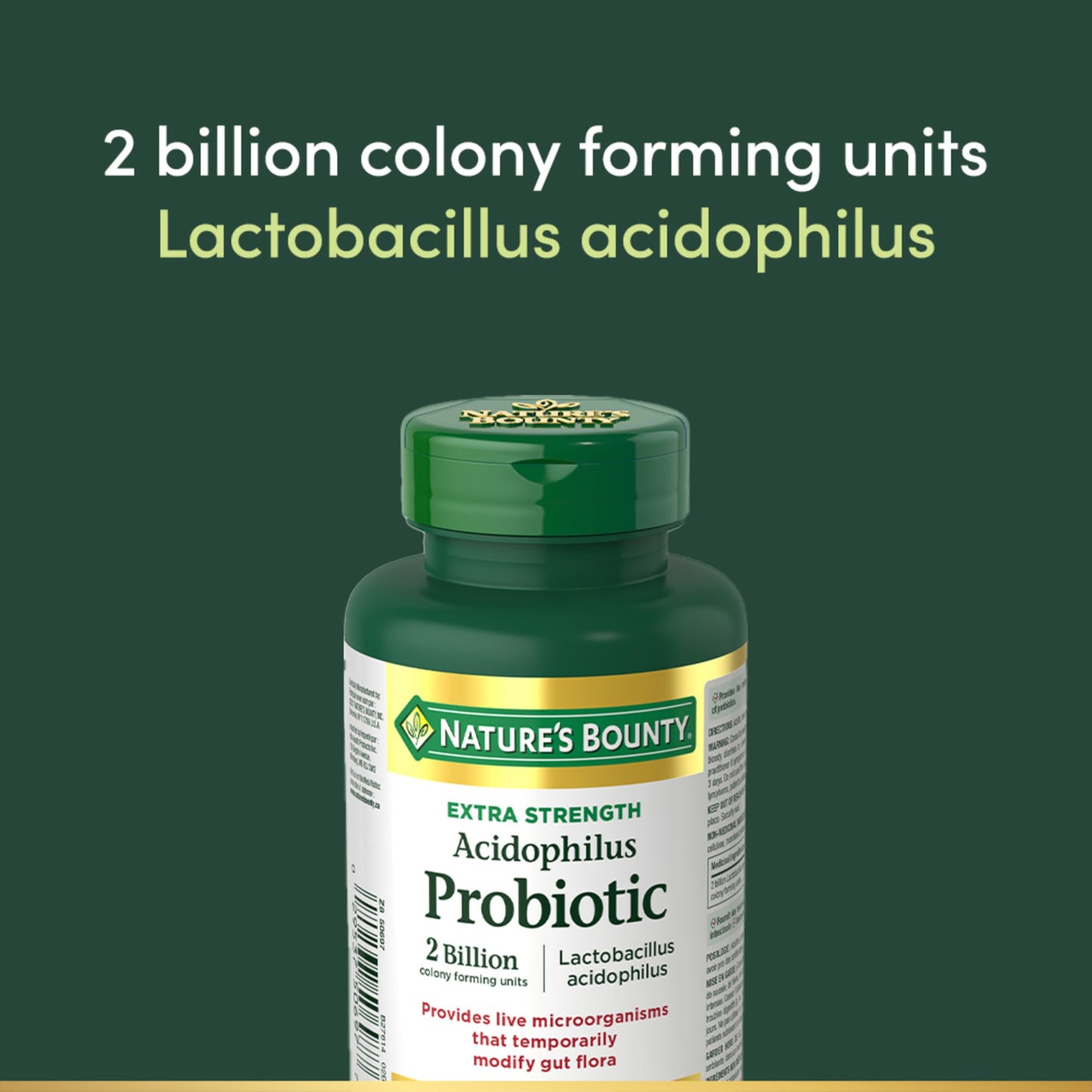 Nature's Bounty Acidophilus Probiotic 2 Billion, 150 Caplets