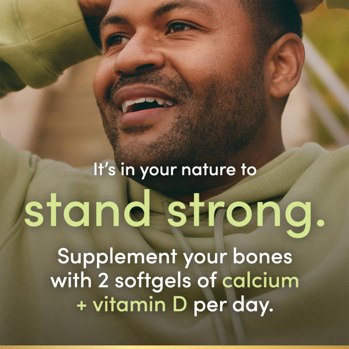 Nature's Bounty Absorbable Calcium 1200mg + Vitamin D3 1000IU – 200 Count | Gluten-Free