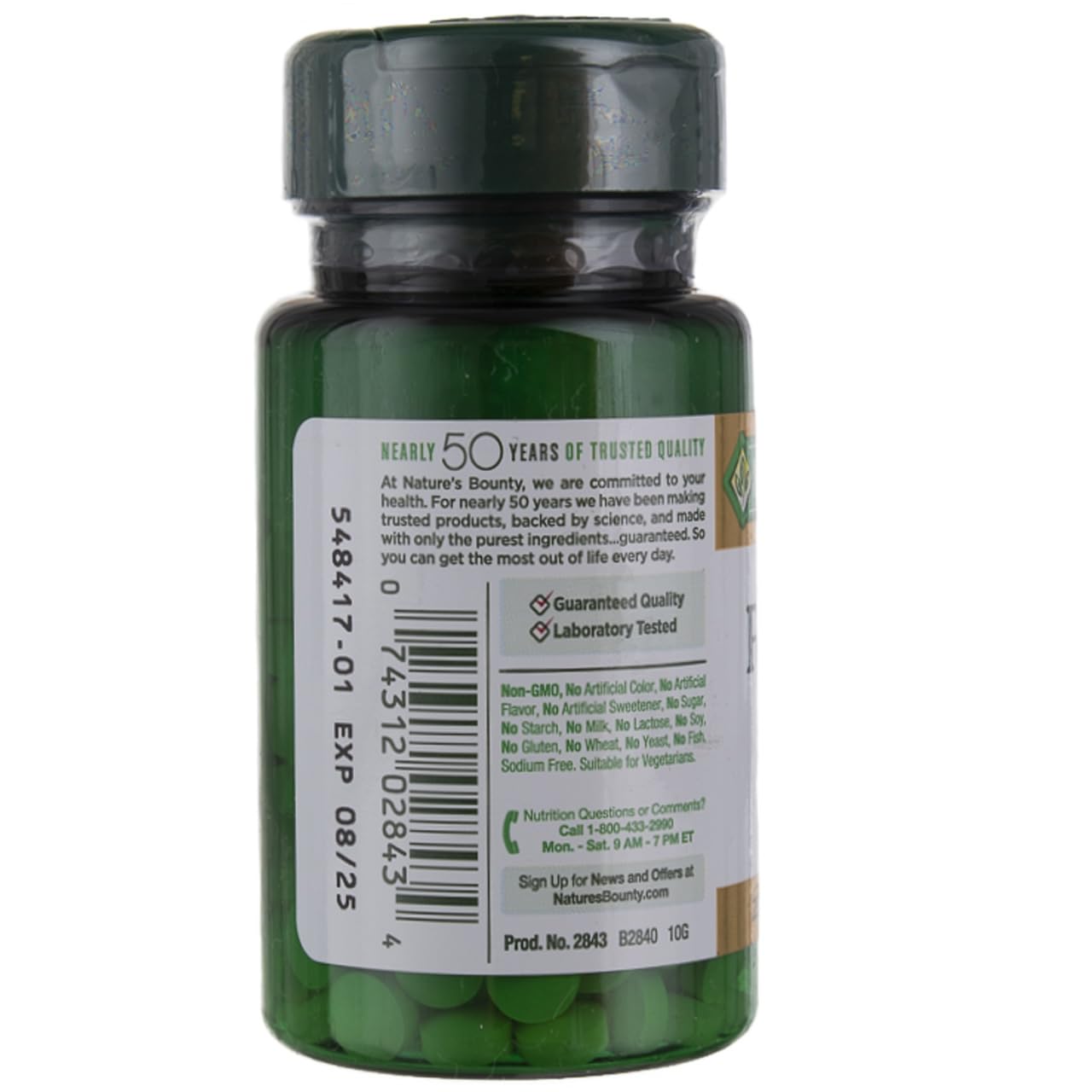 Nature's Bounty Folic Acid Supplement 800mcg – Multi, No Flavour – Supports Cardiovascular Health | 750 Count, Pack of 3