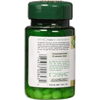 Nature's Bounty Folic Acid 800 mcg – Maximum Strength Vitamin Supplement (250 Tablets, Pack of 2)