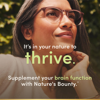 Nature's Bounty Ginkgo Biloba 120 mg — Brain Function & Memory Support | 100 Capsules