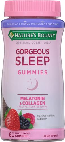 Nature's Bounty Gorgeous Sleep Melatonin Gummies with Collagen — 60 Count