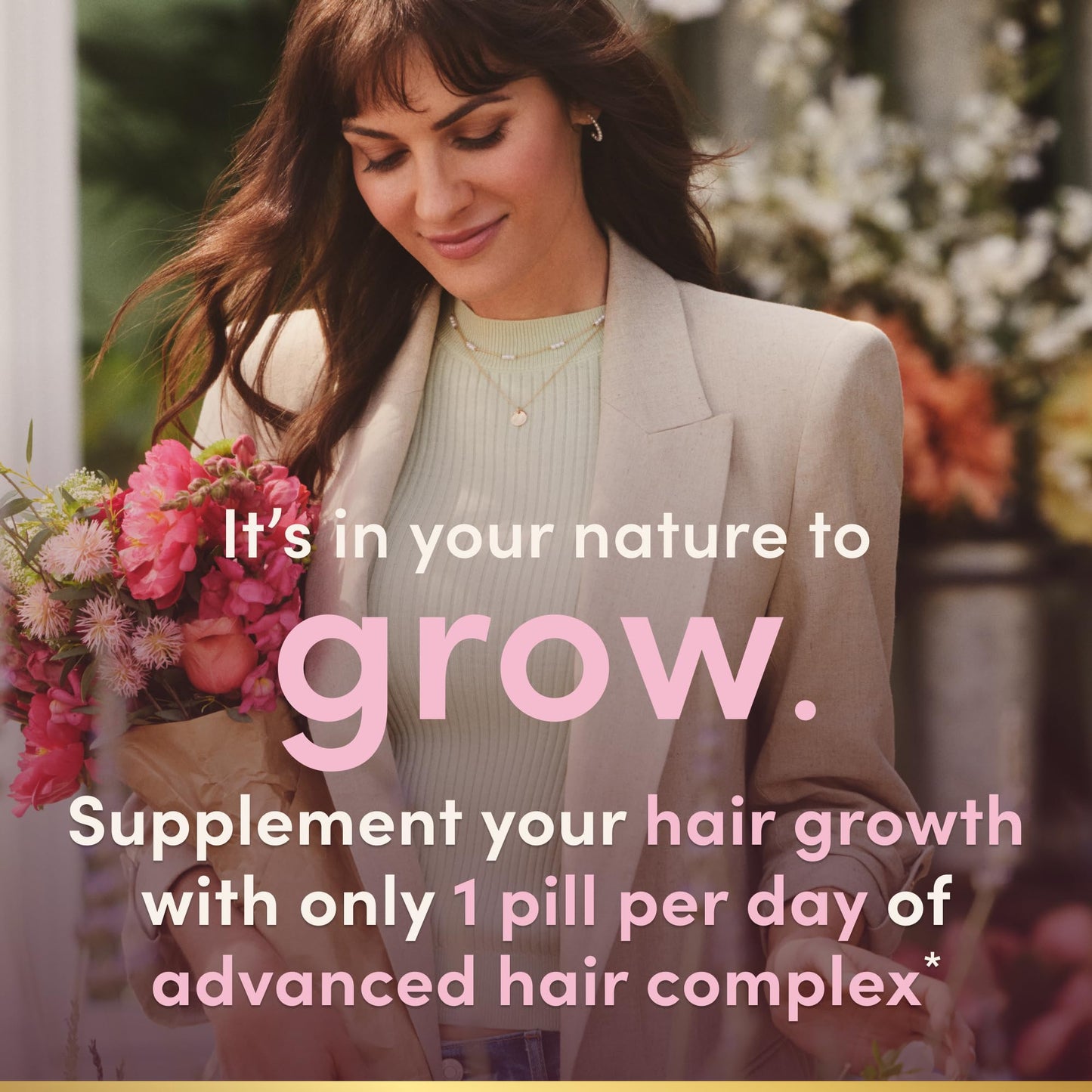 Nature's Bounty Optimal Solutions Hair Growth – Biotin, Arginine & Silicon | 30 Capsules