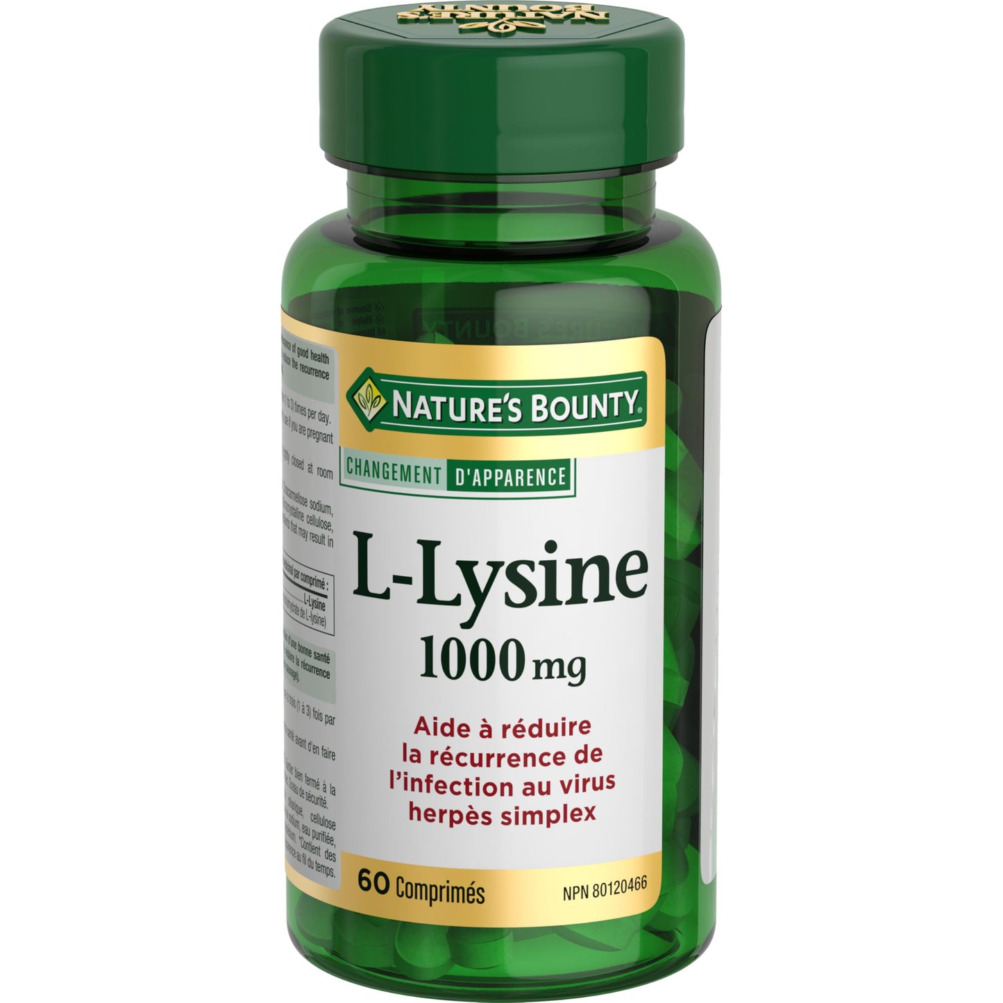 Nature's Bounty L-Lysine 1000 mg - 60 Tablets