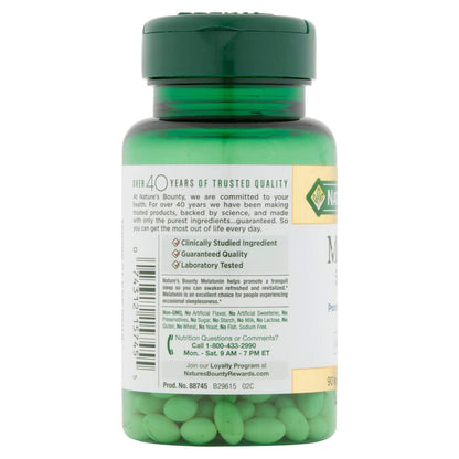 Nature's Bounty Super Strength Melatonin 5 mg Softgels 90 ea (Pack of 4) – Sleep Support