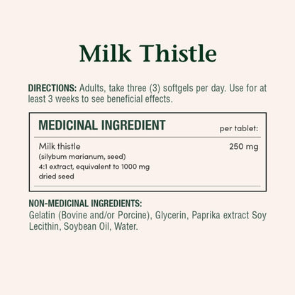 Nature's Bounty Milk Thistle Value Size, 200 Softgels