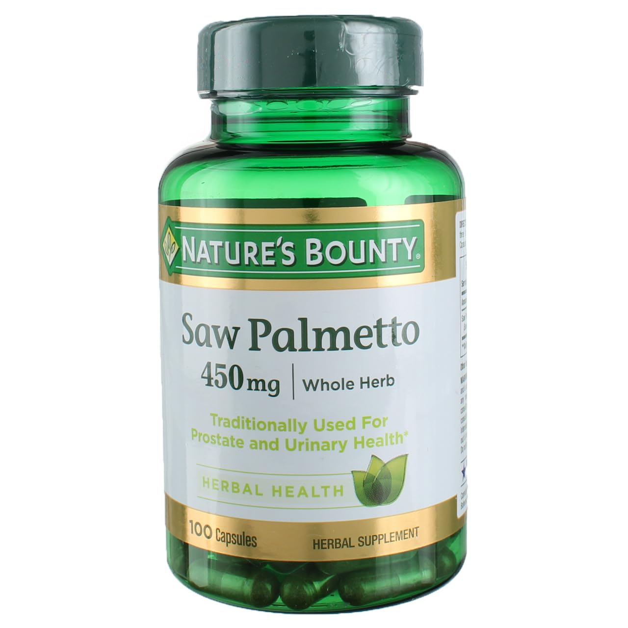 Nature's Bounty Saw Palmetto 450 mg - 100 Capsules
