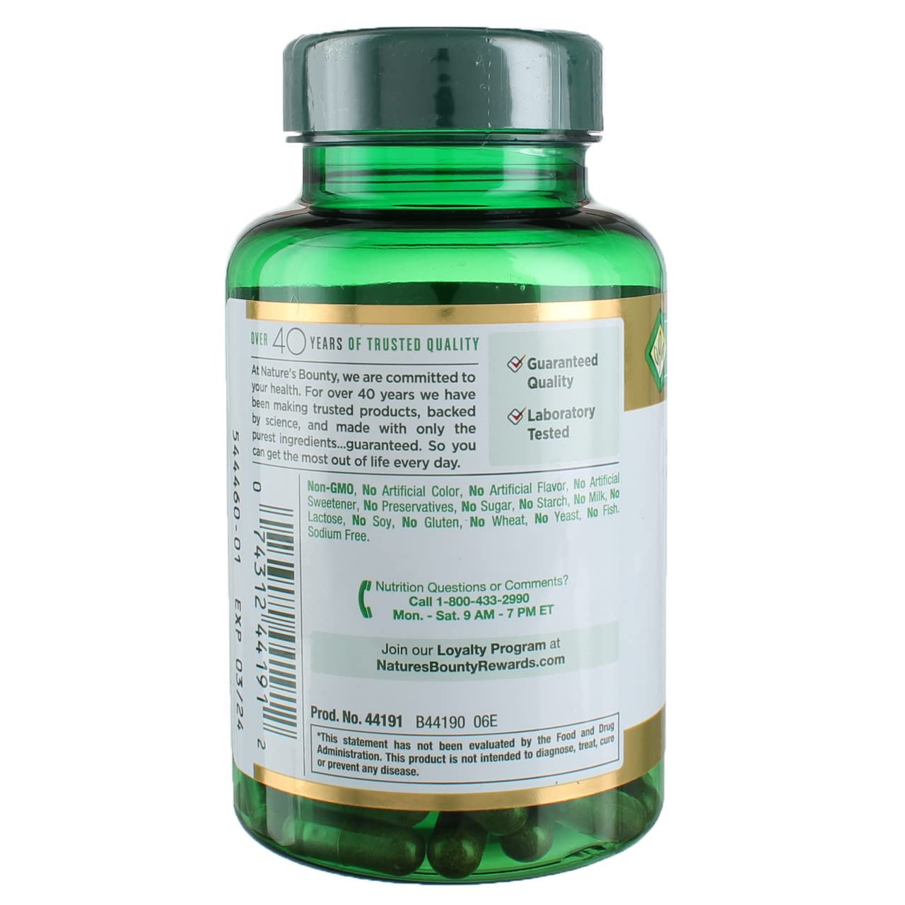 Nature's Bounty Saw Palmetto 450 mg - 100 Capsules