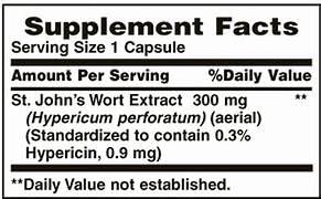 Nature's Bounty St. John's Wort 300 mg Caps, 100 ct - Mood Support