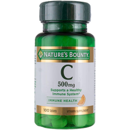 Nature's Bounty Vitamin C 500mg - 100 Tablets | Vitamin C Supplement | Health & Personal Care