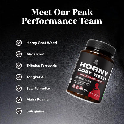 Natures Craft Horny Goat Weed for Men - Extra Strength 90 Capsules