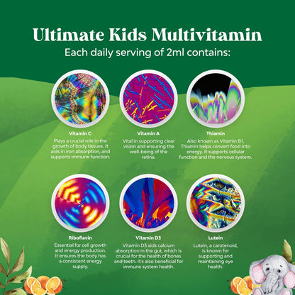 Natures Craft Liquid Multivitamin for Kids Immunity Support - 3 Pack