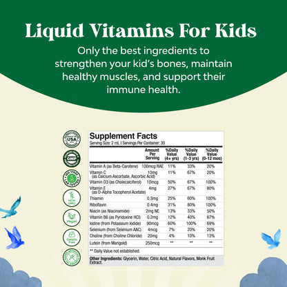 Natures Craft Liquid Multivitamin for Kids Immunity Support - 3 Pack