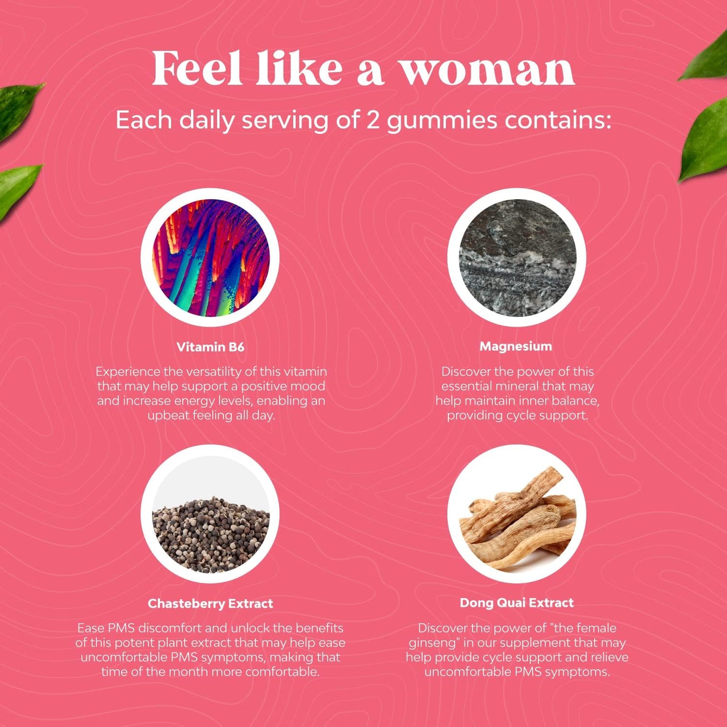 Natures Craft Hormone Balance Gummies for Women – PMS & Menopause Support (60 Chews, 2-Pack)