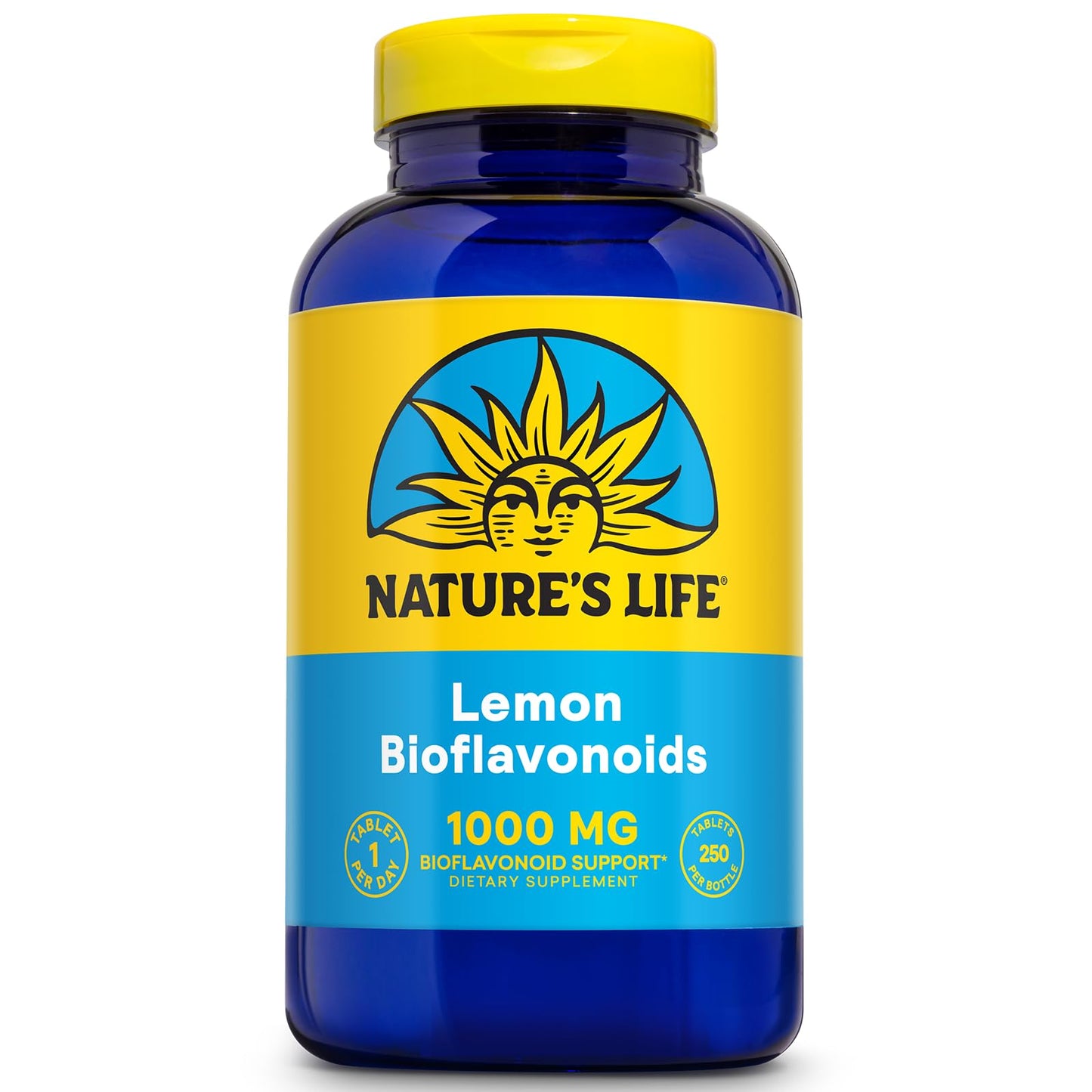 Nature's Life Bioflavonoids 1000mg | 250 Capsules | Lemon Bioflavonoid, Hesperidin & Rutin