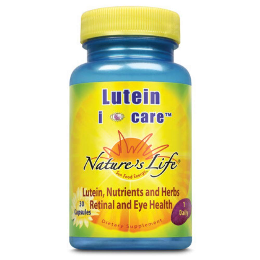 Nature's Life Lutein i Care | 30 Ct - Eye Health Support