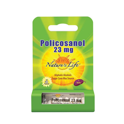 Nature's Life Policosanol 23mg | Cardiovascular Health & Blood Circulation | 60 Tabs