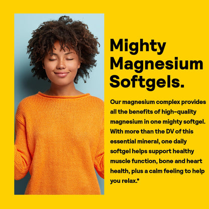 Nature's Life SoftMag 500 mg Magnesium Complex – Bone, Muscle & Heart Health