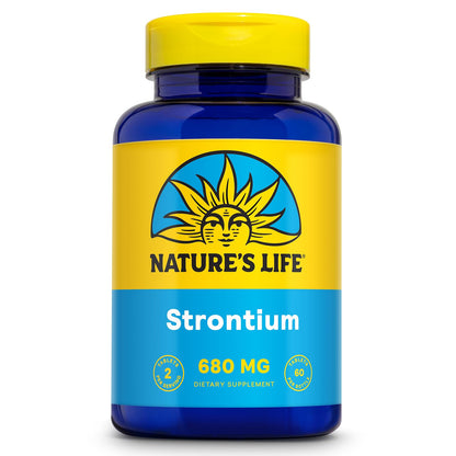 NATURE'S LIFE Strontium Citrate 680mg – Chelated Strontium Supplement