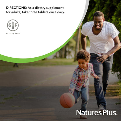 Natures Plus AgeLoss Hair Support – 90 Extended Release Tablets | Gluten Free | 30 Servings
