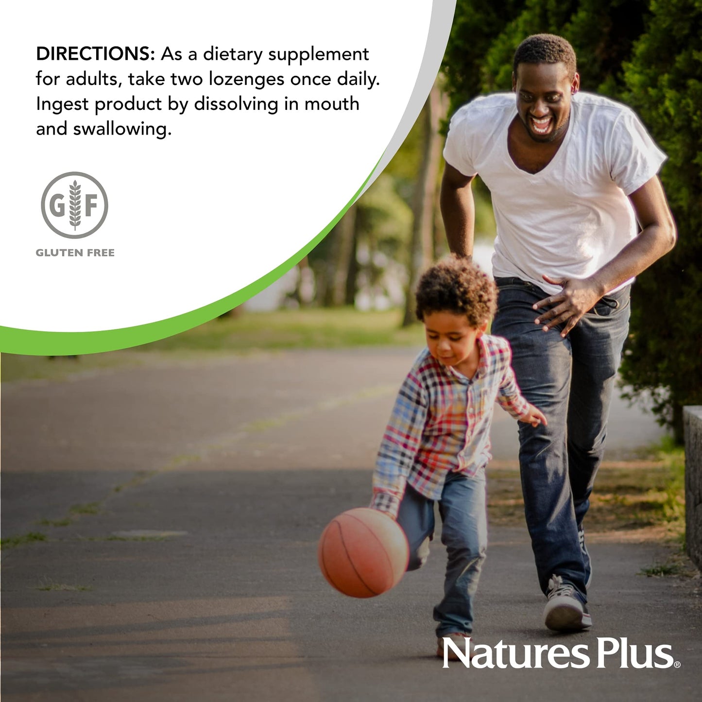 Natures Plus Adults Dental Care Probiotic – Teeth & Gum Health Peppermint Lozenges (60 Count)