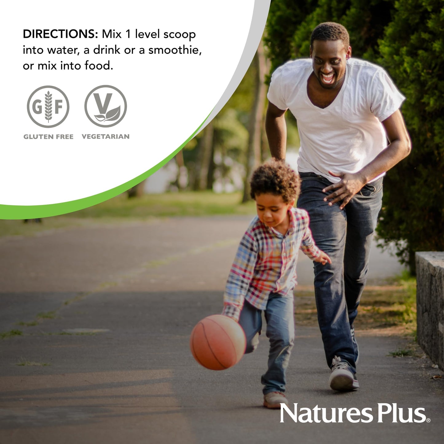 Natures Plus GI Natural Drink Powder – 6.14 oz Vegetarian Probiotic-Prebiotic-Enzyme Drink Mix | Gluten-Free, 30 Servings