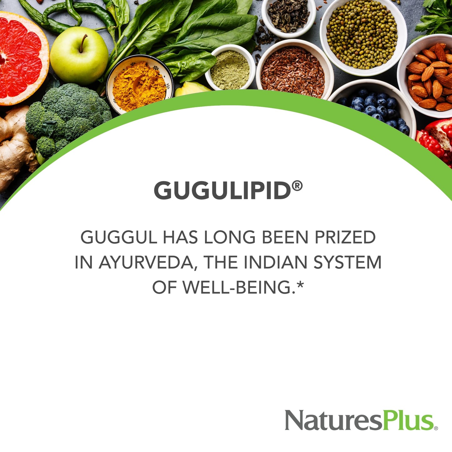 Natures Plus Gugulipid 1000 mg Extended Release - 30 Vegan Tablets